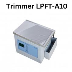 Labtron Paraffin Trimmer is a compact tabletop unit designed for trimming excess paraffin from tissue cassettes. It features a grooved surface for wax drainage, a waste collection box, and temperature control from RT to 90°C with ±1°C accuracy. Working area: 230 mm × 160 mm.
