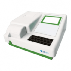 Labnics semi-automatic chemistry analyzer features a wide wavelength, 450µL to 800µL measuring volume, temperature settings of 25°C, 30°C, 37°C and a measuring range of 0 to 3.0 O.D. with ±0.1°C precision. It offers low energy consumption, multi-language support and touch screen technology.