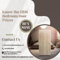 Know the HDB Bedroom Door Prices
Looking to replace the doors in your bedroom at HDB? Let's explore all the factors that play a role in the determination of HDB bedroom door prices, including installation costs, materials, and designs. Knowing what to expect in HDB bedroom door price ranges will give you options that match your style and budget to achieve a room revamp or find a replacement. Learn how to make the best choices for your home without having to compromise on the design or quality.
For more details visit us at: https://www.thedoor.com.sg/bedroom-doors 