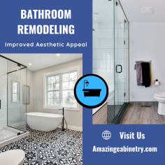 Transform Your Restroom Renovations Services

Experience the seamless fusion of luxury and functionality through innovative design concepts, high-end fixtures, and cutting-edge technologies. Elevate your daily routine with these transformative ideas and redefine your bathroom remodeling. Send us an email at info@amazingcabinetry.com for more details.
