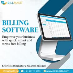 Welcome to BillMade, your trusted partner in providing cutting-edge Billing software for stores in India and around the globe. In today’s fast-paced retail environment, efficient billing processes are essential to streamline operations and enhance customer satisfaction. Our advanced software solution is designed to simplify store billing, helping you save time, reduce errors, and improve overall productivity. Visit more information- https://billmade.com/billing-software-for-stores/