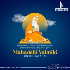 Celebrate Valmiki Jayanti (Pargat Diwas) with beautiful Valmiki images, banners, and posters. Download new Valmiki Jayanti posters, Maharshi Valmiki images, and Valmiki Ji Videos for free from Brands.live. Simplify your content creation and marketing with our easy-to-use platform. Branding, marketing, and creativity made Aasaan with Brands.live—get started today!

https://brands.live/festivals/valmiki-jayanti-pargat-diwas?utm_source=Seo&utm_medium=imagesubmission&utm_campaign=valmiki-jayanti-pargat-diwas_web_promotions

#ValmikiImages#ValmikiPhoto#PargatDiwas#NewValmikiPhotos#ValmikiJayantiPhotos#ValmikiPhotosDownload#ValmikiJayantiBanner#ValmikiJayantiPoster#MaharshiValmikiImage#ValmikiPhotoNew#ValmikiJiImages#ValmikiJiPhoto#ValmikiBannerPhoto#BhagwanValmikiPhoto#GuruValmikiImage#GuruValmikiPhoto#ValmikiBhagwanKiPhoto#ValmikiPoster#MaharishiValmikiJayantiPoster