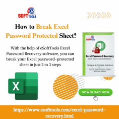 If you're looking to unlock a broken or password-protected Excel sheet, eSoftTools Excel Password Recovery Software is a perfect solution. It enables users to recover lost or forgotten passwords using three powerful methods: Brute Force Attack, Mask Attack, and Dictionary Attack. This ensures flexibility in password recovery based on user needs and available information. Additionally, the software offers a free demo version for testing, allowing you to recover the first few characters of the password, and it features a handy "copy to clipboard" option for easy password retrieval.

MORE INFO;- https://www.esofttools.com/excel-password-recovery.html