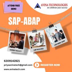 Avina Technologies is acclaimed as the best SAP ABAP training institute in Hyderabad, providing comprehensive programs that are meticulously designed to build your expertise in SAP ABAP development. Our SAP ABAP training in Hyderabad offers  flexibility, allowing you to learn at your own pace, whether through online or classroom sessions.
Our training is led by industry experts who guide you through real-world projects, ensuring you gain practical, hands-on experience that directly applies to the professional landscape. With a focus on both foundational and advanced concepts, our course prepares you to excel in SAP ABAP development and opens doors to lucrative career opportunities in top organizations. Join Avina Technologies and elevate your SAP ABAP skills with the best training in Hyderabad.

 https://www.avinatech.com/sap-abap-training-institute-in-hyderabad.php
