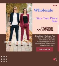 Shop latest Wholesale Plus Size Two Piece Sets on Global Lover at a very reasonable price. Visit us now for more collection of Cheap 2 Piece Suits.
Source Link: https://www.global-lover.com/wholesale-plus-size-two-piece-sets/