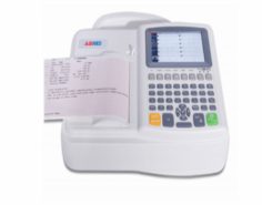 Abimed 6-Channel Electrocardiograph, with its high manual, auto, or arrhythmia analysis modes, provides clear 12-lead ECG results. The unit supports USB and SD storage, streamlines data access, and has a frequency response of 0.05Hz to 150Hz and a measurement range of 1–5 mVp-p.