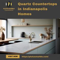 Upgrade your Indianapolis home with amazing quartz countertops from Plutus Marble! Our expert team will help you choose the right style and design to match your space, giving your home a modern, elegant look that lasts. Transform your home with high-quality quartz countertops that are both functional and stylish. For more information, visit our website.