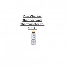 Labotronics Dual channel thermocouple thermometer is a K/J type handheld unit for precision temperature measurement. Electronic offset reduces thermocouple errors and maximizes overall accuracy. Large, clear display with backlit ensures optimal readability, even in a dark environment. The unit automatically shuts down after 15 minutes of inactivity, thus extends battery life.