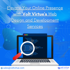 Comprehensive Web Design and Development Services
Looking to establish a strong online presence? Volt Virtue provides comprehensive web design and development services, creating user-friendly, visually appealing websites tailored to your brand’s needs. From responsive design to optimized navigation, our team ensures your website attracts visitors and enhances engagement. With custom solutions for diverse industries, Volt Virtue's web design and development services support your business's growth in the digital landscape. Visit: https://voltvirtue.com/web-design-and-development/