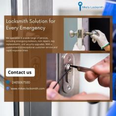 Reliable locksmith services tailored to handle any emergency, ensuring quick and efficient solutions when you need them most.