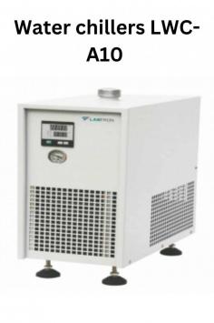 Labtron Water Chiller is energy-efficient and easy to operate, with a temperature range of 5–35 °C and 0.3 kW/h capacity. It includes a digital display, automatic control, high-efficiency compressor, 20 L/min flow, a 5.5 L stainless tank, safety alarms, and a low-noise design for continuous use.