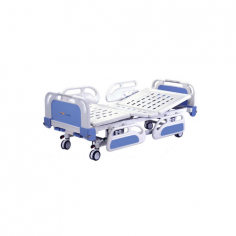 Zimed manual hospital bed features a durable mild steel frame with anti-rust epoxy coating, plastic detachable ABS head and footboards, and two adjustable crank handles. 
It enables back and leg elevation for patient comfort and mobility, ensuring flexibility and ease of use.



