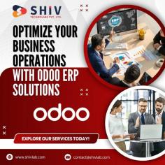 Discover cutting-edge Odoo ERP solutions tailored to streamline your business operations and drive efficiency. Shiv Technolabs offers expert Odoo development, integration, and customization services to meet diverse business needs. Enhance productivity, automate processes, and achieve operational excellence with our end-to-end ERP solutions. Whether you are a small business or a large enterprise, our scalable Odoo ERP services are designed to help you unlock new growth opportunities and stay ahead in the competitive market. Visit our website to learn more about how we can transform your business processes with Odoo ERP.