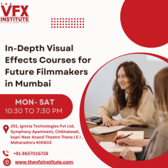 The world of filmmaking has evolved significantly over the past few decades, and one of the most exciting advancements in the industry has been the rise of motion visual effects. Today, whether it’s for feature films, television shows, video games, or advertisements, motion graphics and visual effects play a crucial role in bringing stories to life. At TheVFXInstitute in Mumbai, we offer an array of specialized courses that cater to aspiring filmmakers and VFX artists, providing the skills and knowledge needed to excel in this dynamic and growing industry.

If you are passionate about visual storytelling and dream of creating eye-catching graphics and stunning VFX for the big screen or digital media, our VFX courses and Motion Graphics courses are perfect for you. Our comprehensive training will prepare you to step into the professional world as a skilled VFX artist, Motion Graphic designer, or visual effects supervisor.

https://www.folkd.com/entry/112702-in-depth-visual-effects-courses-for-future-filmmakers-in-mumbai/