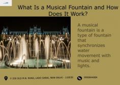 A musical fountain is a type of fountain that synchronizes water movement with music and lights. Water jets are controlled by a computer system that adjusts their height and timing to match the rhythm and tempo of the music. LED lights enhance the visual effect, changing colors in tune with the music. These fountains are commonly used in public spaces and entertainment venues to create a captivating and immersive experience for visitors.