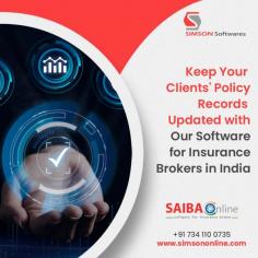 Manage your clients' policy records effortlessly with our SAIBA software. It enables you to handle various tasks, such as policy renewal reminders, document management, tracking, quote processing, claim handling, and more - all from a single dashboard to help you gain better insights into your business. Also, our software for insurance brokers in India simplifies policy premium calculations.