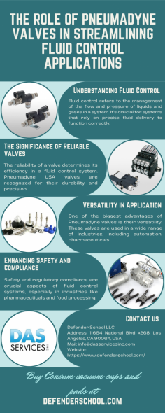 Fluid control systems are essential in numerous industries, from manufacturing to healthcare, ensuring fluids move smoothly and efficiently through pipelines. Valves are the heart of these systems, controlling the flow and pressure of fluids to meet precise requirements.  Read more: https://www.dasservicesinc.com/.
