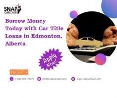 Looking to borrow money without the stress? Snap Car Cash makes it simple with Car Title Loans Edmonton, Alberta. Secure a loan by using your car’s title as collateral and get the cash you need quickly. Whether you’re dealing with unexpected expenses or just need some extra funds, we’ve got you covered. No credit check, no long wait—just fast, easy loans to get you back on track.