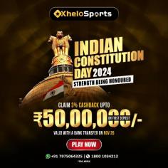 Strength Being Honoured - Indian Constitution Day 2024 at KheloSports.Com
Join KheloSports now