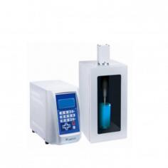 Labtron Ultrasonic Homogenizer (Sonicator) offers 500–5000 ml capacity, 2400W power, and 19.5–20.5 KHz frequency for cell disruption, emulsification, and nanomaterial prep. It features a 0–100°C temperature range, an LCD display, and automatic microprocessor control for precise performance.