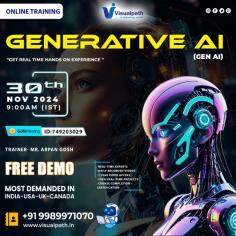 Generative AI (GenAI) Online Training Free Demo
Unlock the Future with Our Gen AI Course!
✍️Join Now: https://meet.goto.com/749203029
