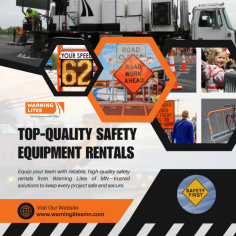 Equip your worksite with top-quality safety equipment rentals from Warning Lites of MN. We offer a wide selection of trusted, industry-compliant gear—from traffic control to lighting and barricades—to keep your team and project site safe. Our team is dedicated to helping you find the right solutions for construction, events, and more. Choose Warning Lites of MN for reliable safety rentals that ensure protection and peace of mind every step of the way.