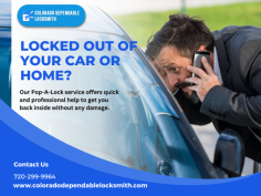 Fast Lockout Service Denver

Locked out of your car, home, or office? Colorado Dependable Locksmith provides fast and affordable lockout service Denver solutions. Our 24/7 emergency team is always ready to help you regain access with minimal hassle. Call us anytime for dependable locksmith services in Denver!    https://www.coloradodependablelocksmith.com/services/emergency-locksmith-in-denver-co/