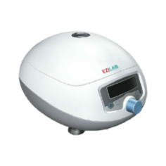 Ezilab high-speed mini centrifuge delivers up to 14,500 rpm, reaching maximum speed in 15 seconds with a braking time of 15 seconds. It generates a centrifugal force of 14,000 g, features a timer ranging from 20 seconds to 99 minutes, and offers efficient, intuitive sample processing.