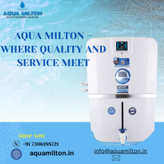 Aqua Milton stands out as the best water purifier in Kochi, offering advanced purification technology and reliable after-sales services to ensure pure water at all times.
Shop Now: https://aquamilton.in/