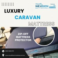 Experience comfort on the road with Cloud 9's luxury caravan mattresses. Tailored for a perfect fit and ultimate relaxation!