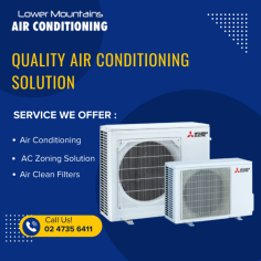 Stay comfortable all year round with Quality #AirConditioningSolutions, your trusted partner for efficient and reliable #cooling and #heatingsystems. 

Specializing in residential, commercial, and industrial air conditioning, Lower Mountains Air Conditioning offers a wide range of products and services tailored to meet the unique climate control needs of every space. 

Visit our website at https://lmac.com.au/contact-us/ or contact us at 02 4735 6411 for more information.