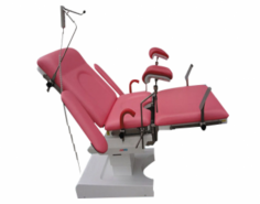 Abimed Gynecology Chair is designed for obstetric exams and minor surgeries with an adjustable seat, back board, leg board, and armrest for optimal positioning. It features a removable leg board, molded antimicrobial foam mattress, and an electric brake system to ensure patient safety.
