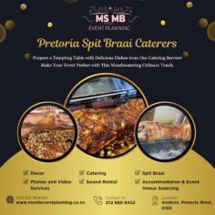 High-quality Pretoria Spit Braai Caterers


Elevate your event with one of the best Pretoria Spit Braai Caterers! Indulge in high-quality, mouthwatering spit braai delicacies perfect for any occasion. Our focus is on delivering top-notch service that's both excellent and affordable. For a culinary experience that delights and satisfies, trust us to cater your next event with style and taste. Contact us now for unforgettable flavors and impeccable service!


Visit our website today at: https://msmbeventplanning.co.za/spit-braai-caterers/