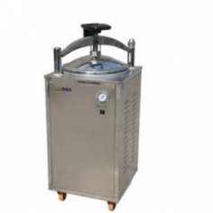 Labdex is a 75L top-loading autoclave made of stainless steel.It features an easyaccess hand wheel door a self inflating seal to prevent leaks a dualscale pressure gauge and a status light for efficient operation.Its user friendly hand wheel door allows for easy access.