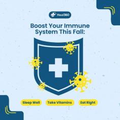 As fall arrives, keep your immune system in top shape with these simple health tips! 