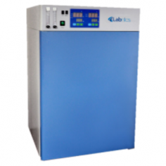 Labnics air-jacketed CO2 incubator, ideal for cell and tissue culture labs, offers 80L volume with 2 shelves. It maintains a temperature range of +5°C to 60°C with ±0.3°C accuracy. The round, corrosion-resistant stainless steel chamber ensures easy cleaning and durability.