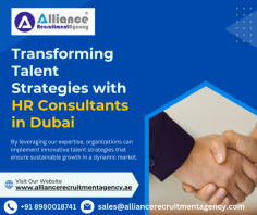 In the competitive business landscape of Dubai, organizations need innovative talent strategies to attract, retain, and manage their workforce effectively. HR consultants in Dubai are pivotal in transforming these strategies, offering tailored solutions that align with business objectives and market dynamics.

