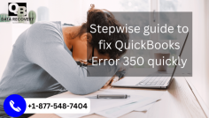 QuickBooks Error 350 typically occurs due to bank connectivity issues or incorrect login credentials. Learn how to resolve this error quickly with our troubleshooting steps and restore your bank feed functionality.