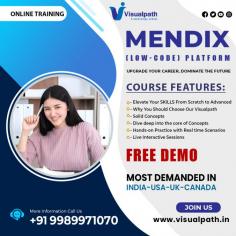 Visualpath is the Best Mendix Training in Hyderabad  that has been curated by industry experts to upskill individuals looking to learn to program with Mendix. Our Mendix Training program will help you learn how to optimally use Mendix to develop web and mobile apps. We provide to individuals globally in the USA, UK, and Canada. Call Now +91 9989971070  WhatsApp: https://www.whatsapp.com/catalog/919989971070/ Blog link: https://visualpathblogs.com/   Visit us: https://www.visualpath.in/online-mendix-training.html