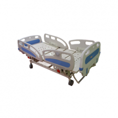  Zimed Two Crank Manual Hospital Bed features a sturdy mild steel frame with an anti-rust epoxy coating. It includes detachable ABS head and foot boards and two adjustable
 crank handles for leg and back rise functions, aiding patient comfort and movement.

