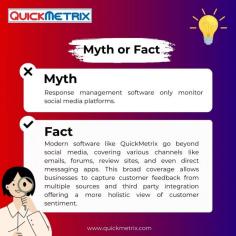 QuickMetrix is an all-in-one solution for social listening, social publishing, social CRM, social analytics, dashboards – BI tools, and crisis management. It also includes complex workflows for response management.