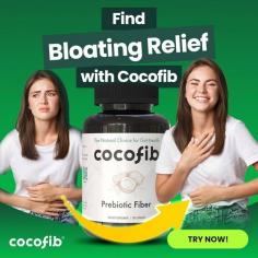 CocoFib Natural Prebiotic Gut Health offers the best fiber to reduce bloating. Its natural ingredients promote healthy digestion, balance gut bacteria, and soothe discomfort, providing relief from bloating while supporting overall gut wellness and digestive health.