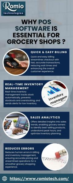 Why POS Software is Essential for Grocery Shops ?
POS billing software is essential for grocery shops, as it streamlines checkout, manages inventory in real-time, and reduces human errors. By offering sales insights, customer management, and secure payment options, POS software enhances efficiency and customer satisfaction. This tool helps grocery stores stay competitive and organized, ensuring a smoother, faster shopping experience.