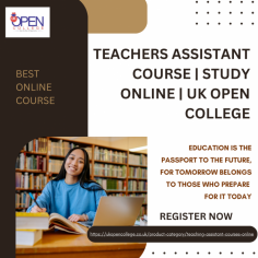 Looking to start your career in education? The Teachers Assistant Course at UK Open College is designed to equip you with the skills and knowledge to succeed. Study at your own pace with flexible online learning, expert support, and fully accredited qualifications. Whether you're new to the field or looking to advance, this course is perfect for you. Join thousands of learners who’ve taken the first step toward their dream careers. Don’t wait—unlock your potential and become a confident teaching professional today. Visit UK Open College now to enroll and make your goals a reality!