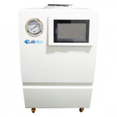 Labnics Recirculating Water Chiller Bath features durable all-steel construction, a 3L volume, and a temperature range of -5°C to ambient. It offers stability of ±5°C and accuracy of ±2°C, with a fluorine-free compressor, drainage, and a TFT touch screen for easy temperature and timing control.