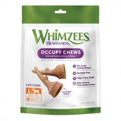 Keep your large dog entertained and stress-free with Whimzees Occupy Calmzees Antler Dental Treats Large! These natural, long-lasting chews help reduce anxiety while promoting dental health. Perfect for big dogs who love to chew.