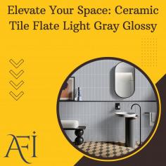 Transform your space with our stunning Ceramic Tile Flate Light Gray Glossy, expertly crafted to combine style and functionality. Designed for both residential and commercial use, these tiles offer a perfect blend of durability and aesthetic appeal.

For more information about ceramic tiles do visit our website: https://amazing-flooring.com/products-ceramic-tiles-flate-light-grey-glossy/
