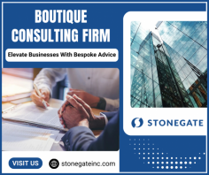 Customized Corporate Finance Advisory Services

We offer boutique strategic solutions designed to drive growth and improve efficiency. Our advisory services provide businesses with the expertise to navigate challenges, mitigate risks, and implement strategies for sustained success. Send us an email at info@stonegateinc.com for more details.
