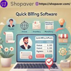 Quick billing software program is a virtual device designed to simplify and boost up the billing method. It automates tasks like bill generation, price monitoring, and stock management, saving time and decreasing errors.  

  