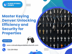 Master Keying Denver Services

Colorado Dependable Locksmith offers expert master keying Denver solutions for homes and businesses. Our skilled locksmiths ensure secure access systems tailored to your needs. Call us today for affordable and professional master keying services in Denver!   https://www.coloradodependablelocksmith.com/services/key-and-lock/